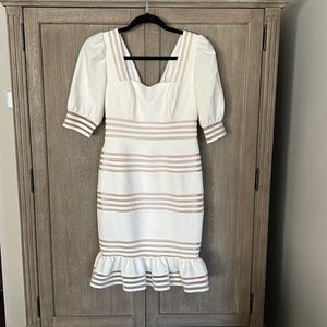 BCBG MAXAZRIA Puff Sleeve Mini Dress